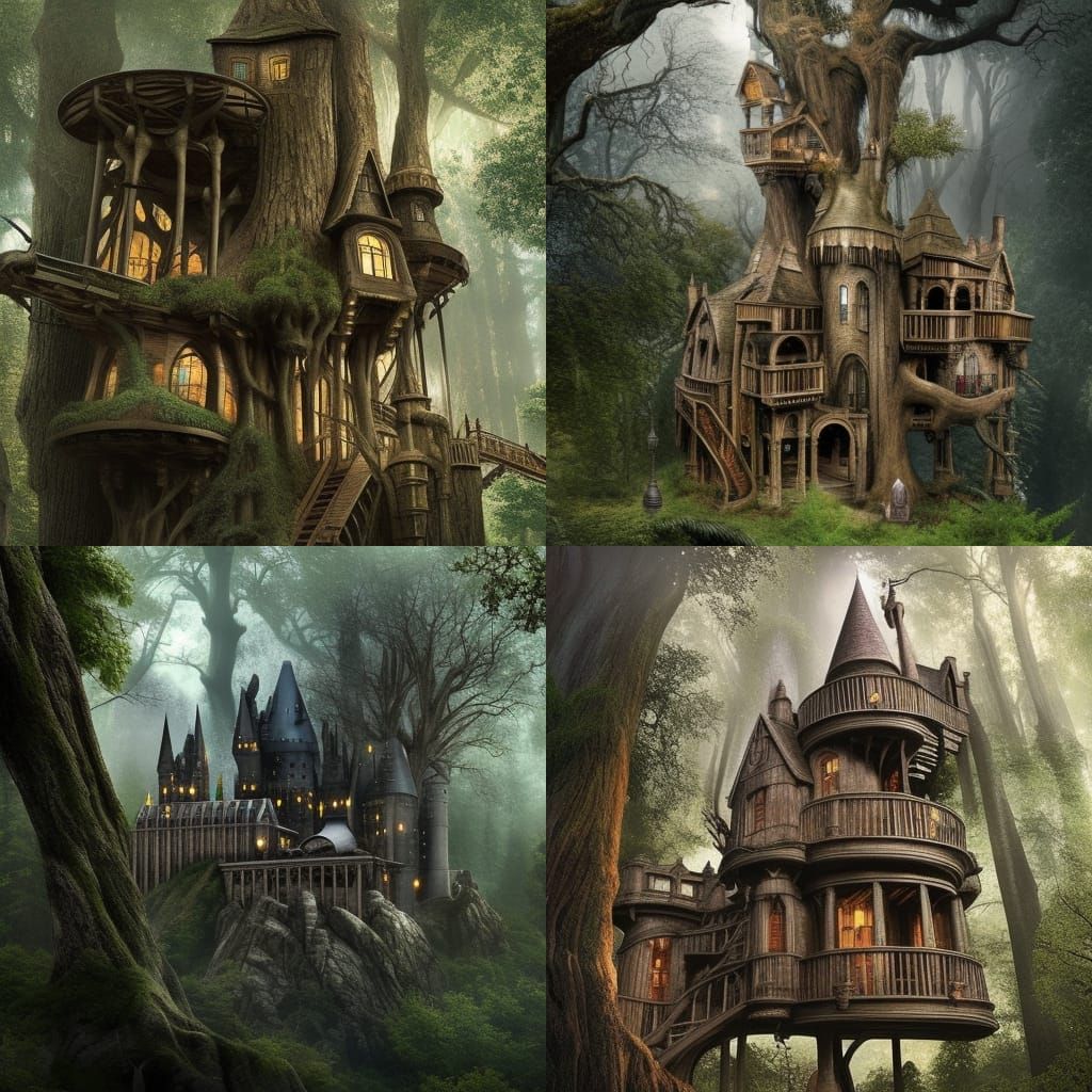 Harry Potter themed Treehouse