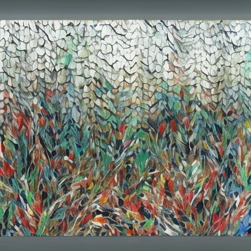 Dark Forest River Landscape in Hyperrealistic Style