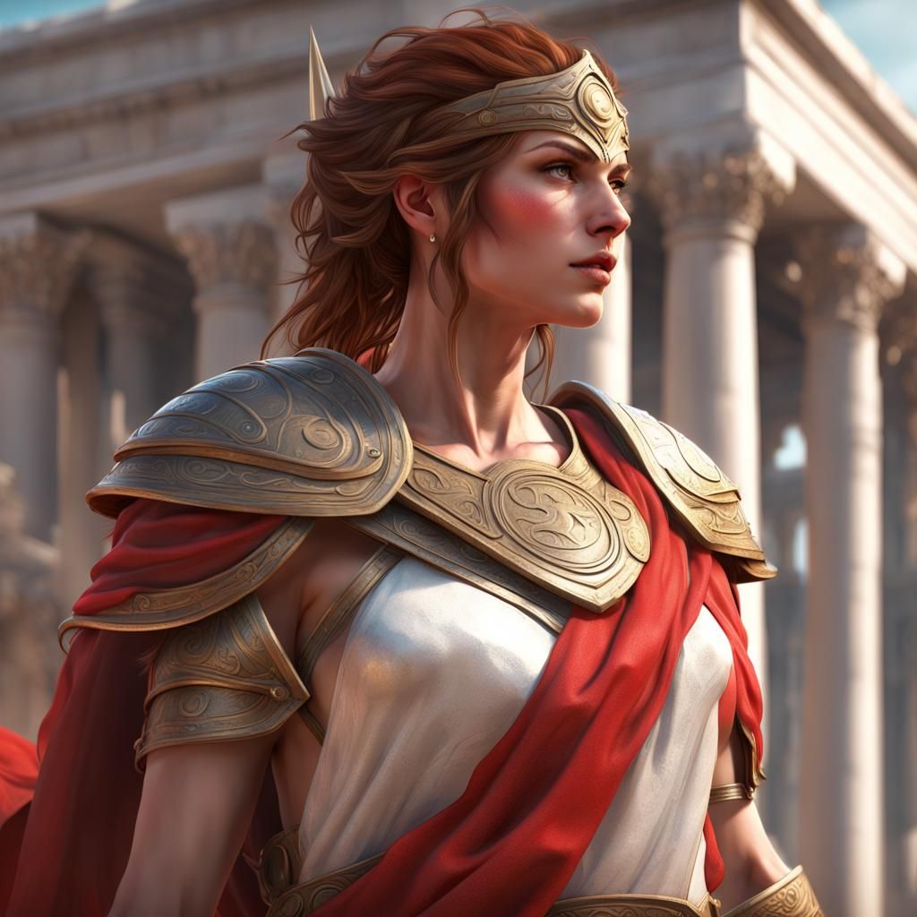 Ancient Greek Warrior Cleric of Iroas