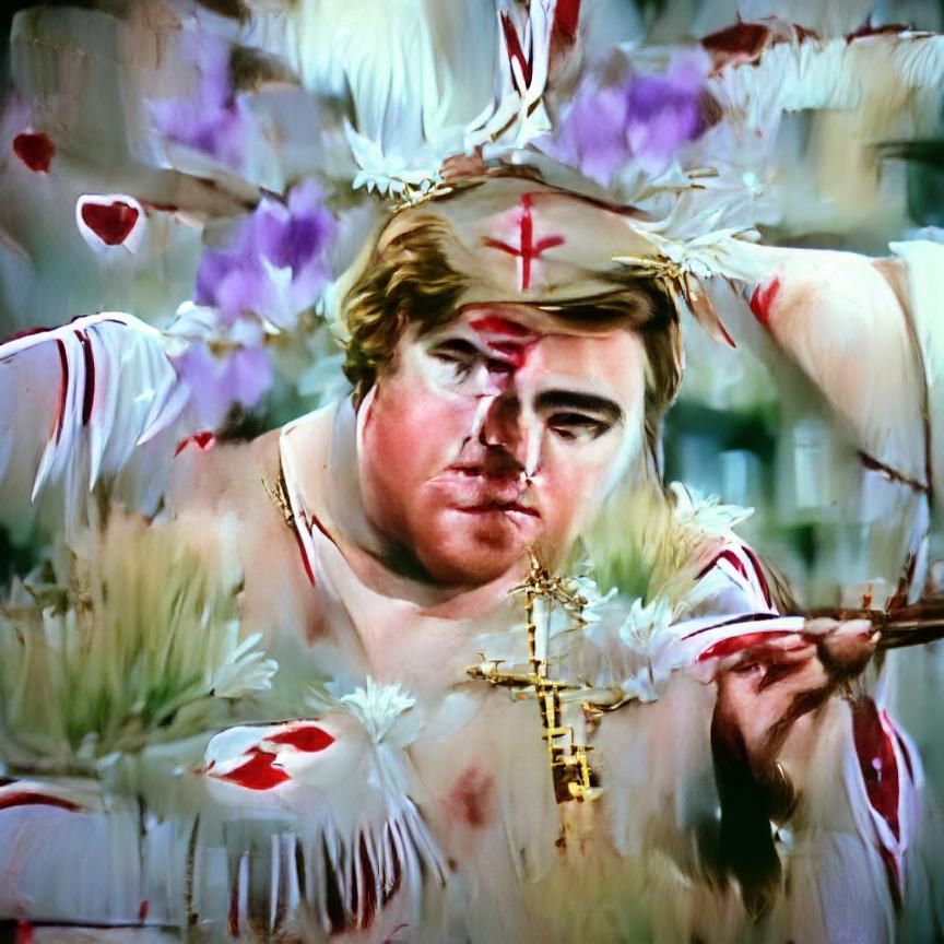 John Candy as Saint Sebastian Digital Art