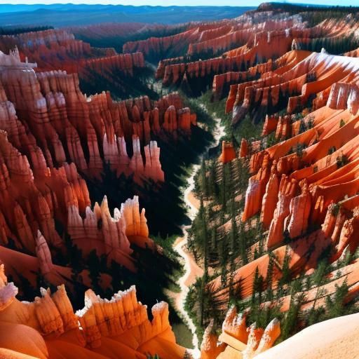 AI Generated Image of Bryce Canyon