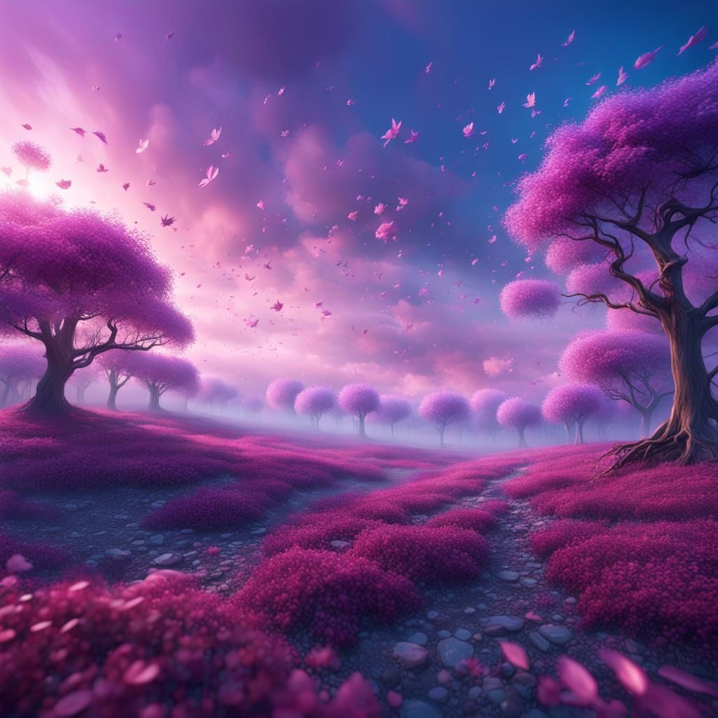 Fantastical Sky with Fairies in 3D Animation