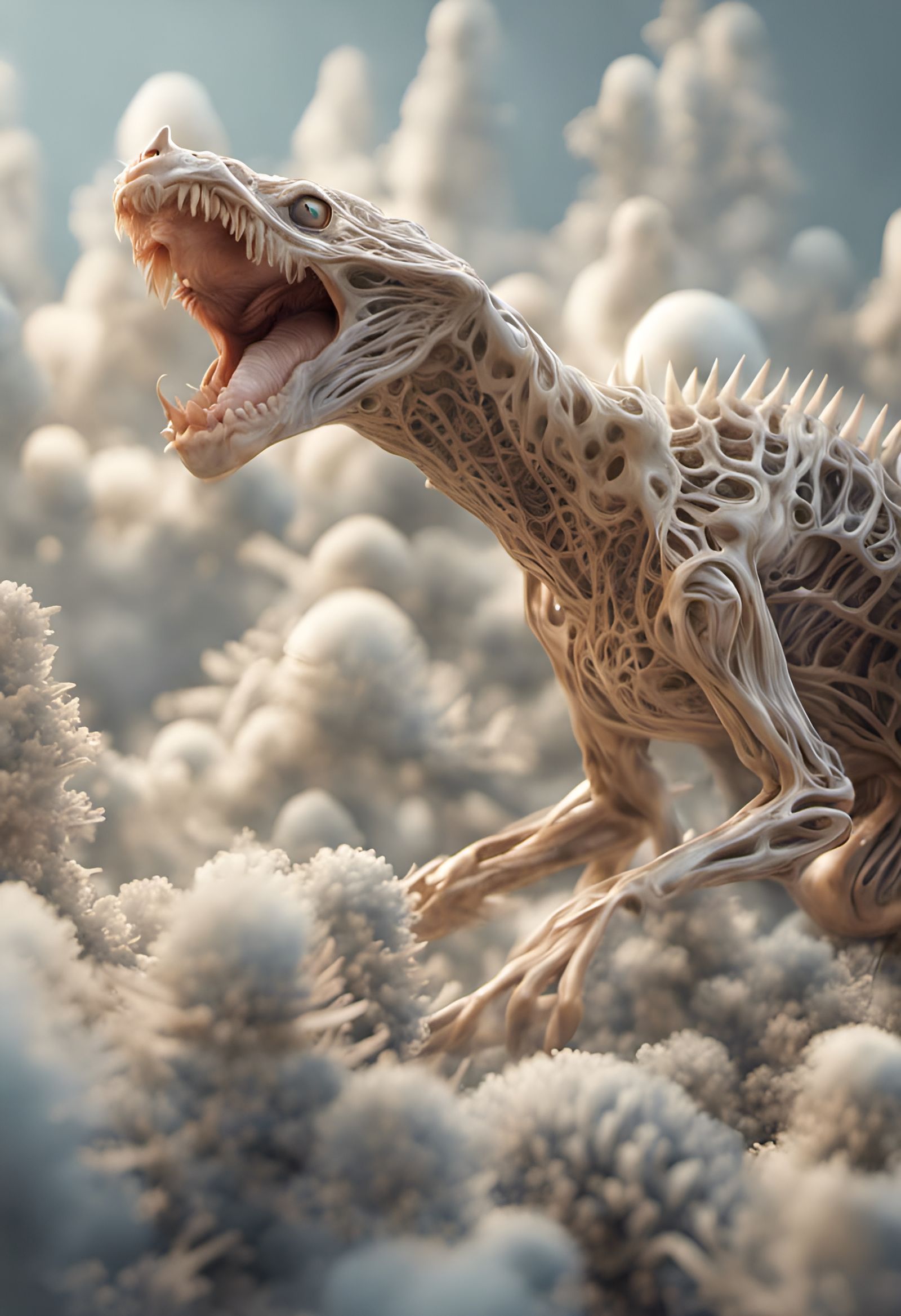 Alien Pets in Magical Realism: Detailed 8K Resolution