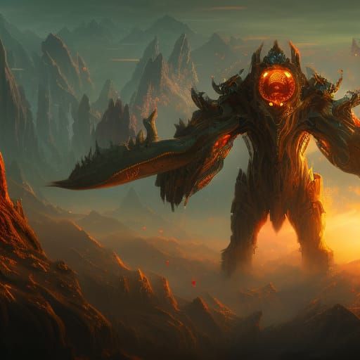 Fantastical Deep Color Digital Painting in 8k