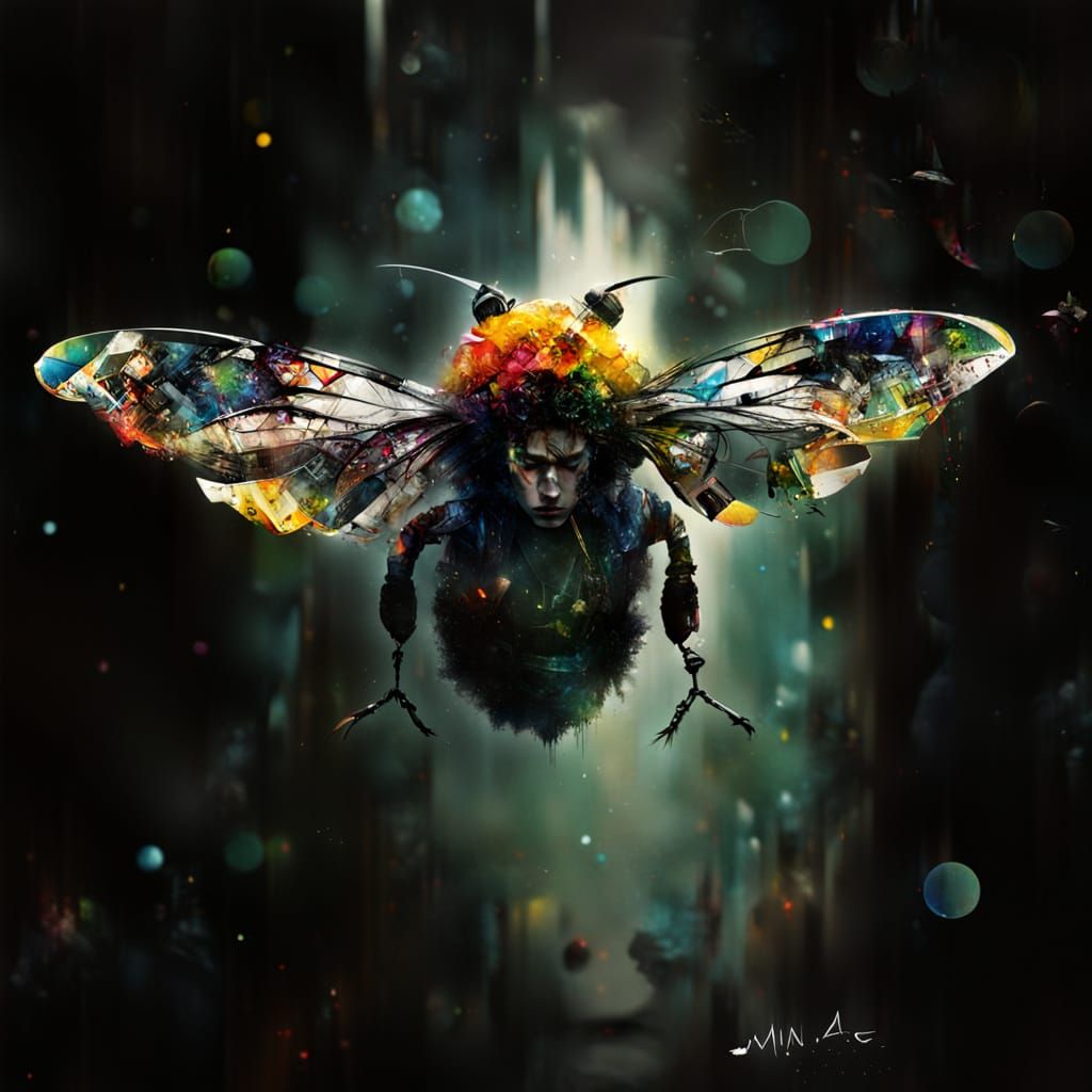 Distorted Reality: A Fragmented Concept Art Piece