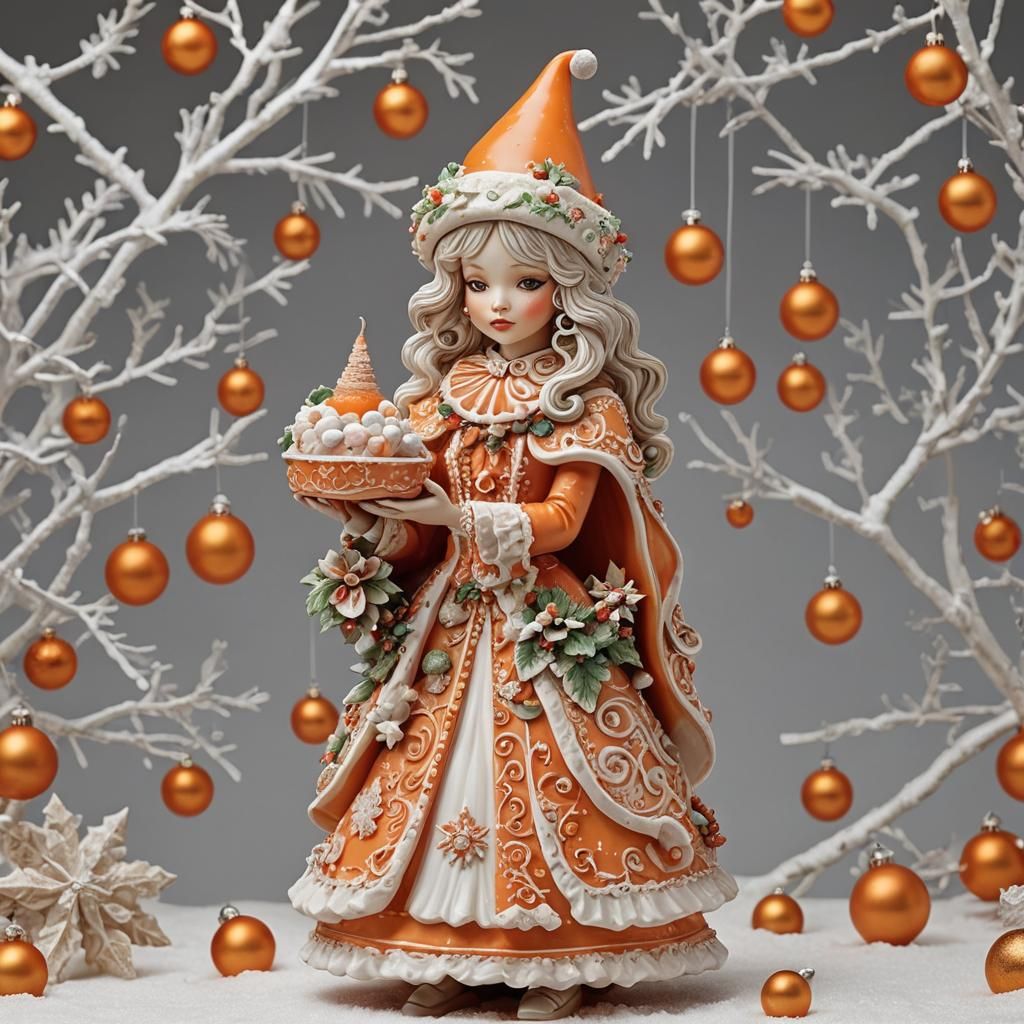 Christmas Dreamsicle Figurine