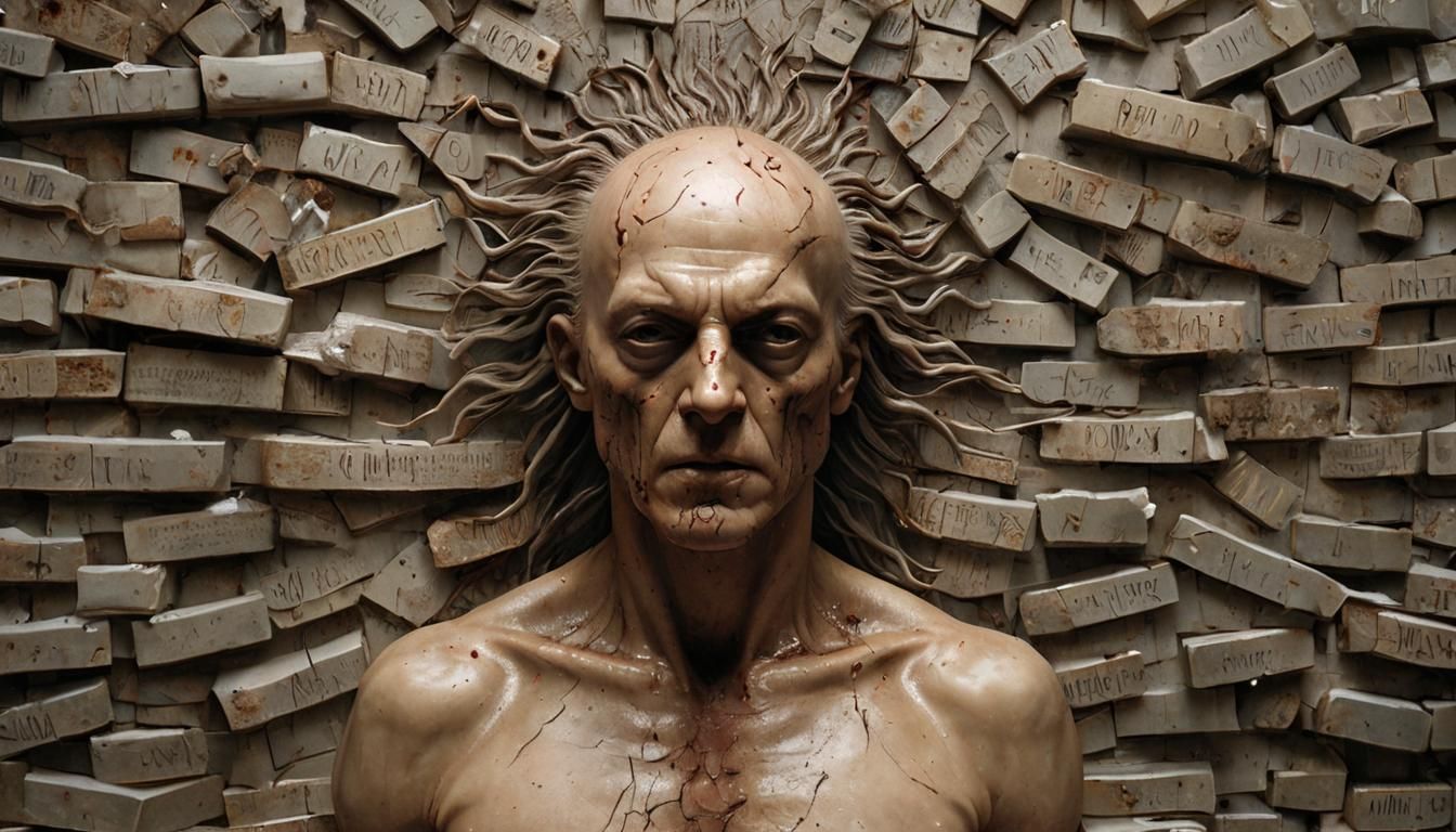 Art by William Blake/Dan Witz/Leonardo da Vinci;lyrical abst...