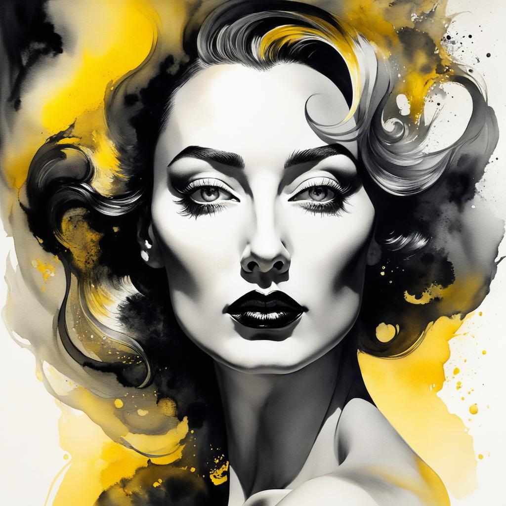 portrait by Salvador Dali