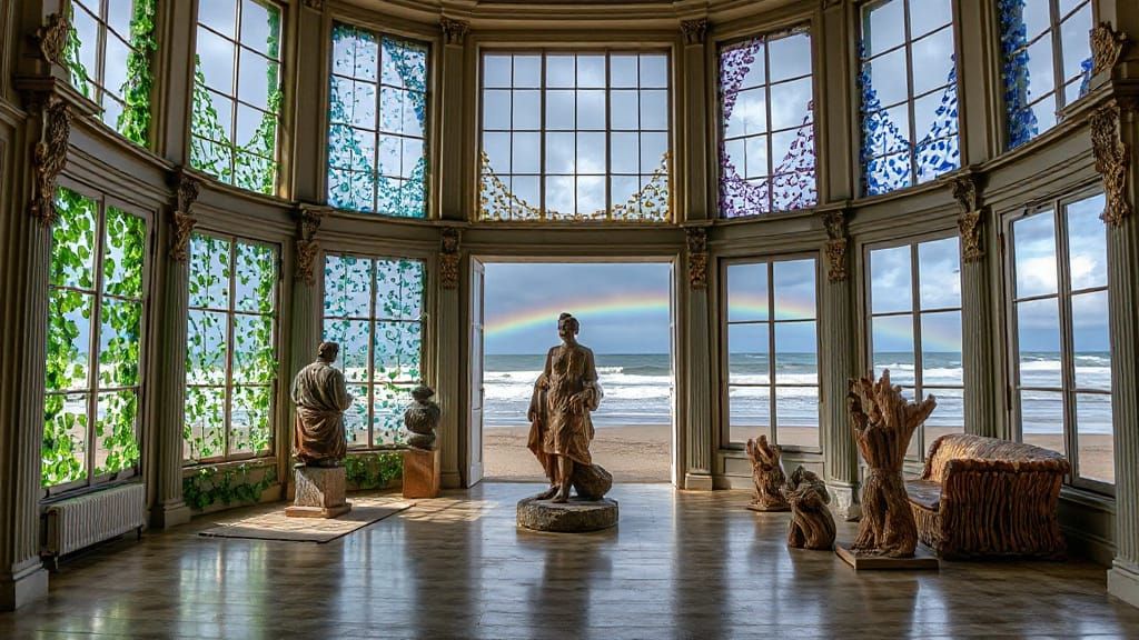 mansion on the coast