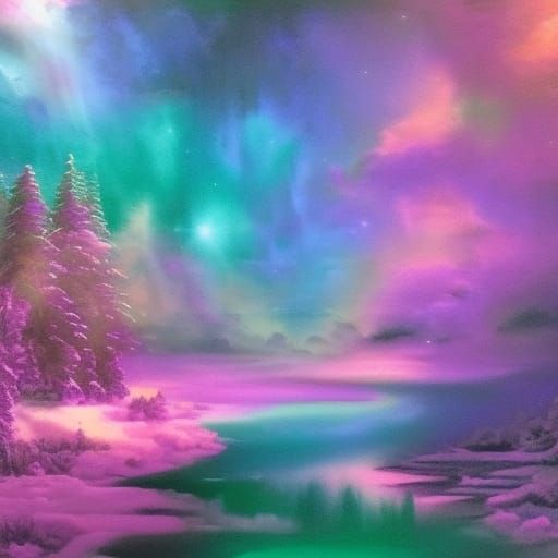 Fantasy Winter Scene