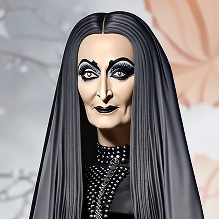 Morticia Addams as Mortal Kombat Character