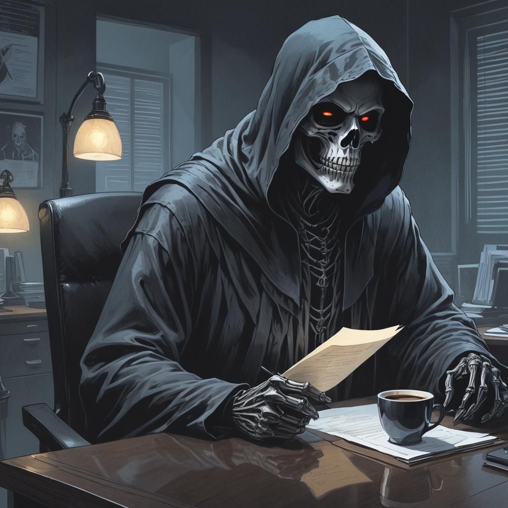 The Grim Reaper's Office Job: Gothic Dark Fantasy