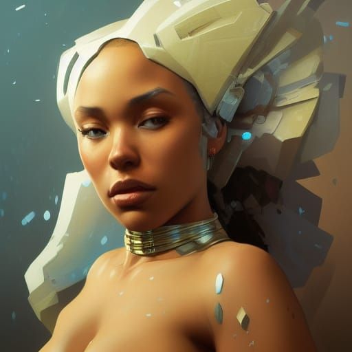 Detailed Portrait with Dynamic Lighting in 8K