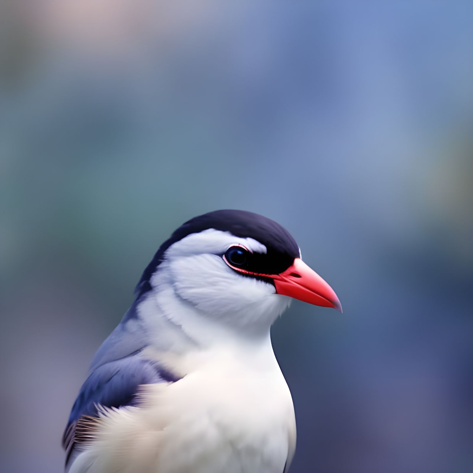 Colorful Birds Feast: Oil Painting Masterpiece