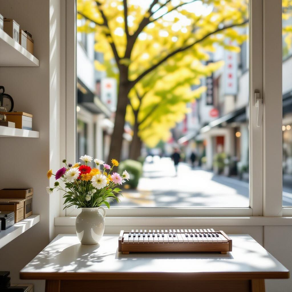 Serene Thumb Piano Shop in Tokyo: Photography