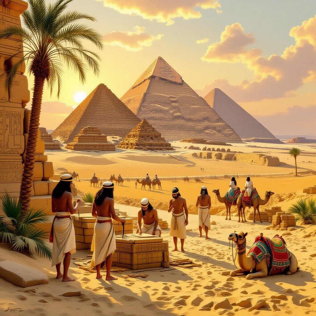 Building the Pyramids: Ancient Egypt in Academic Style