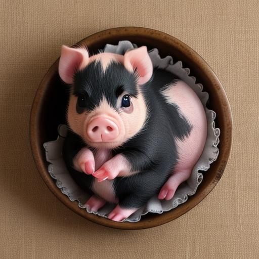 Cute Baby Pig