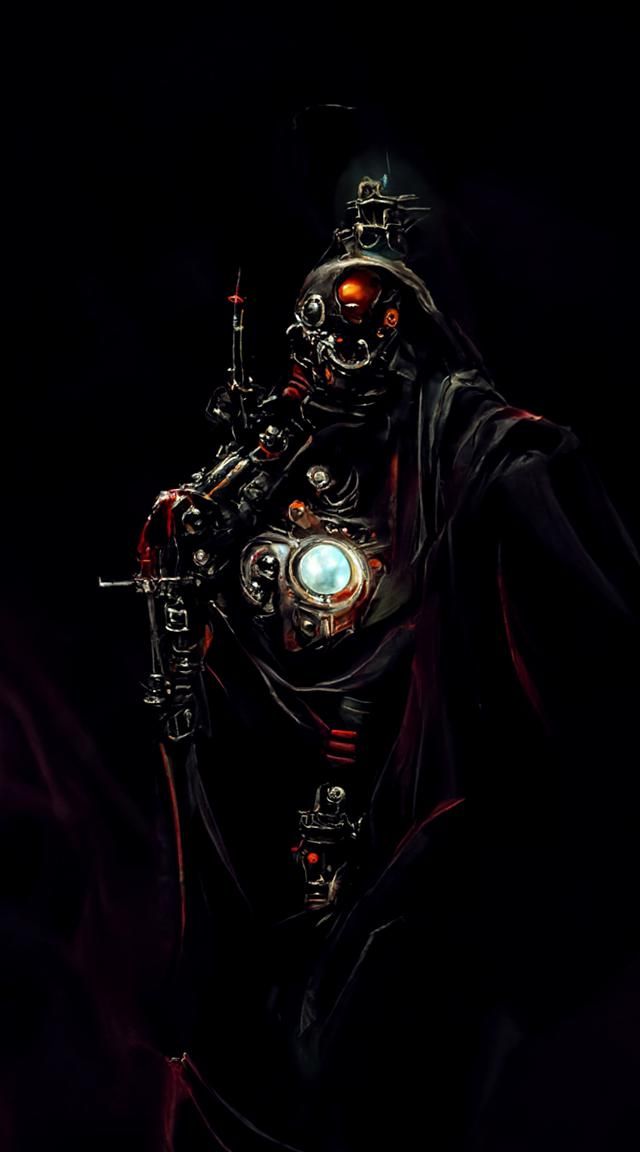 Tech Priest: Sci-Fi Pulp Art