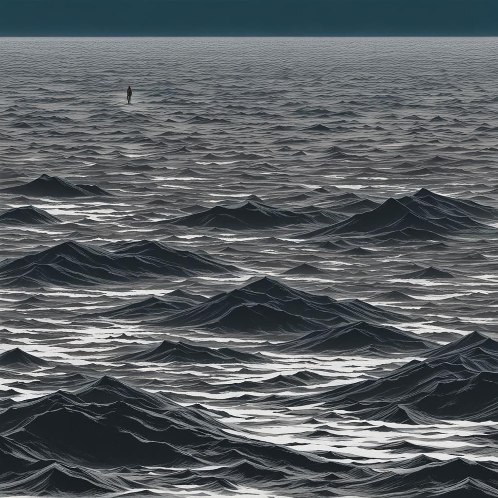 Loneliness in Simulated Reality: Abstract Digital Art