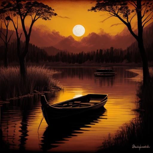 Abstract Monochrome Composition