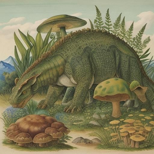 Prehistoric Landscape in Medieval Manuscript Style