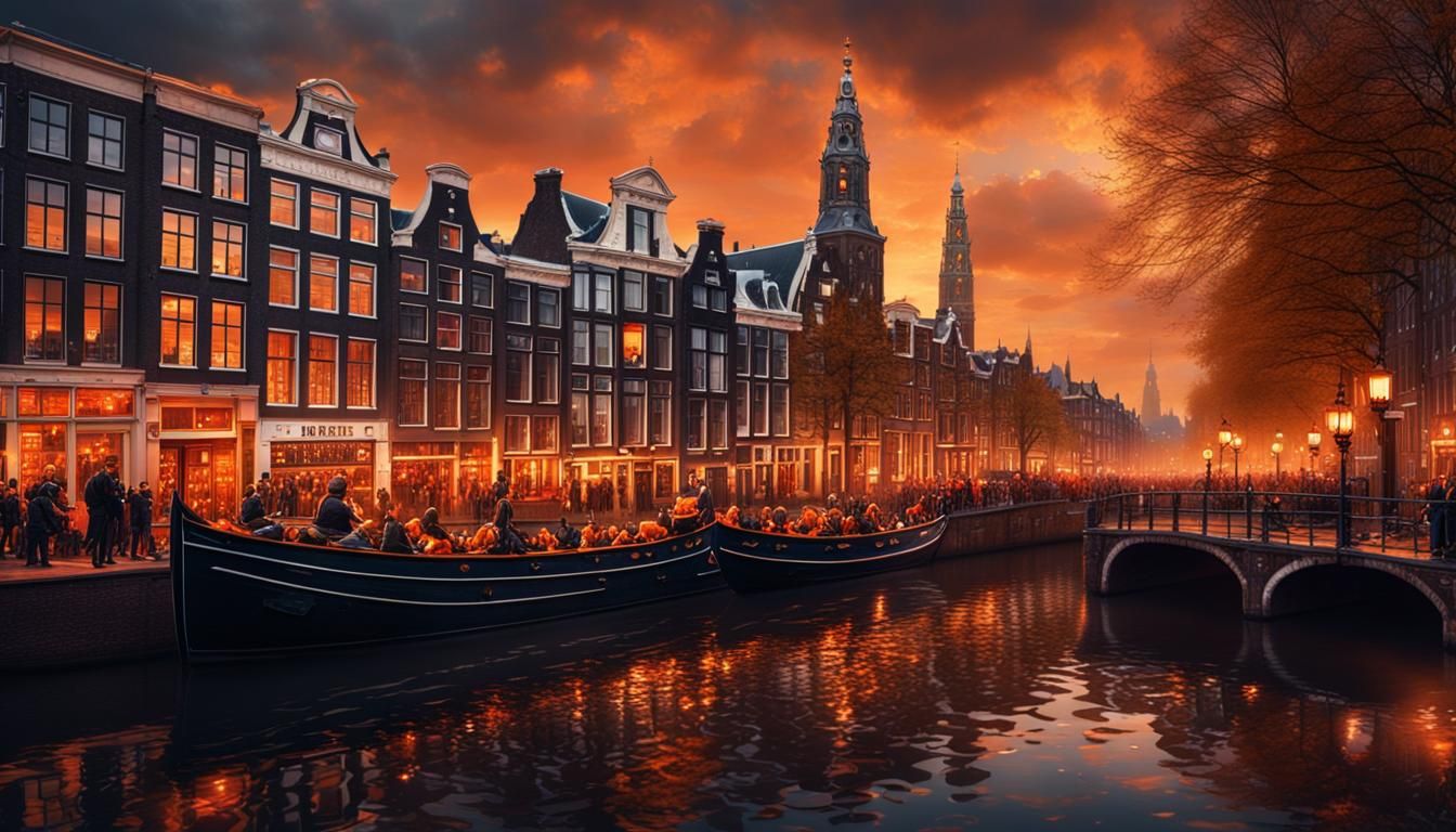 King's Day in Amsterdam: Orange Celebration