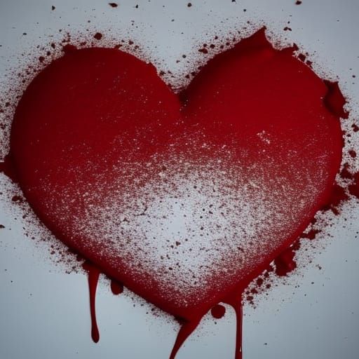 Melted Red Heart: A Study in Solitude