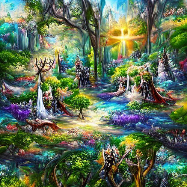 Enchanting Elven Fantasy Landscape