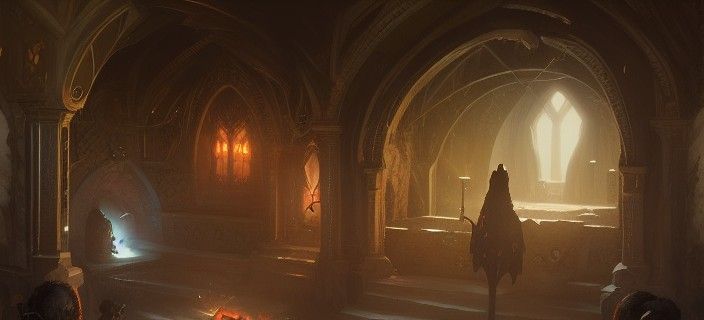 Sinister Dwarven Kingdom: Dark Fantasy Art