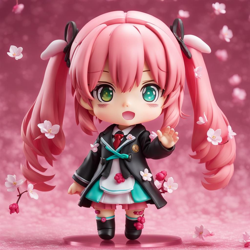 Nendoroid sakura cherry blossom Hatsune Miku special limited edition figure