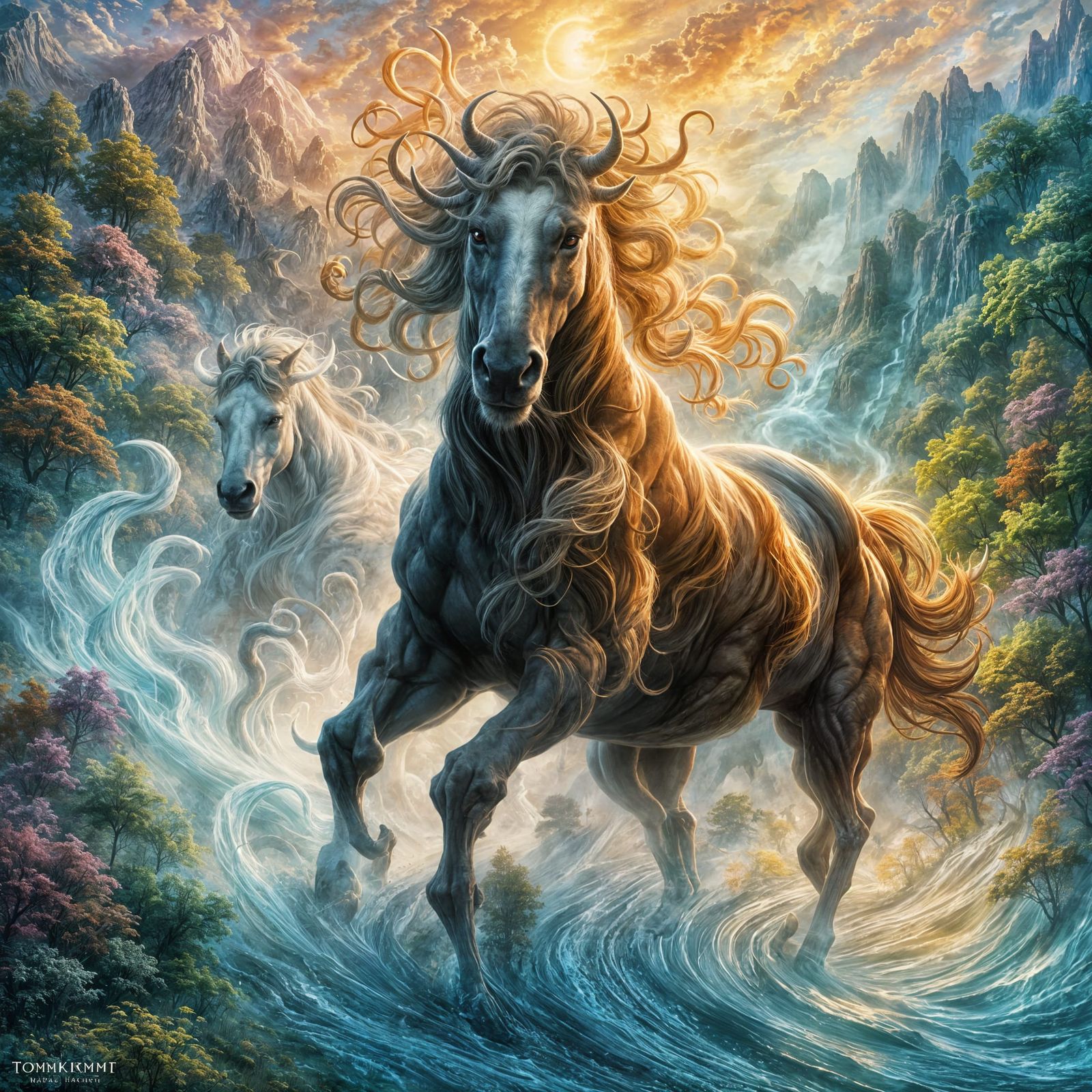 King of Centaurs: Ethereal Battle in Hyperdetail