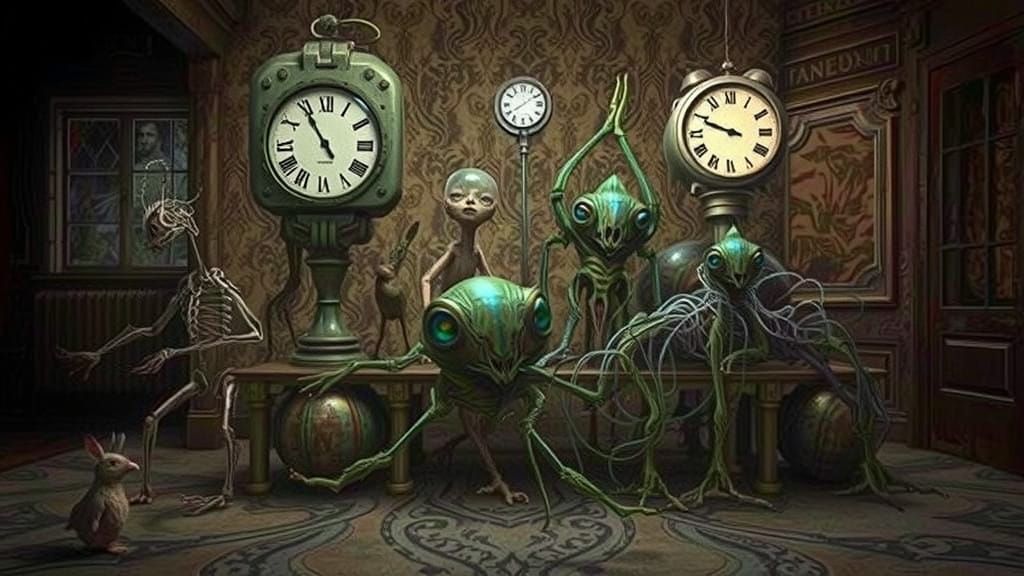 Dreamlike Convergence of Surreal Landscapes and Twisted Doll...