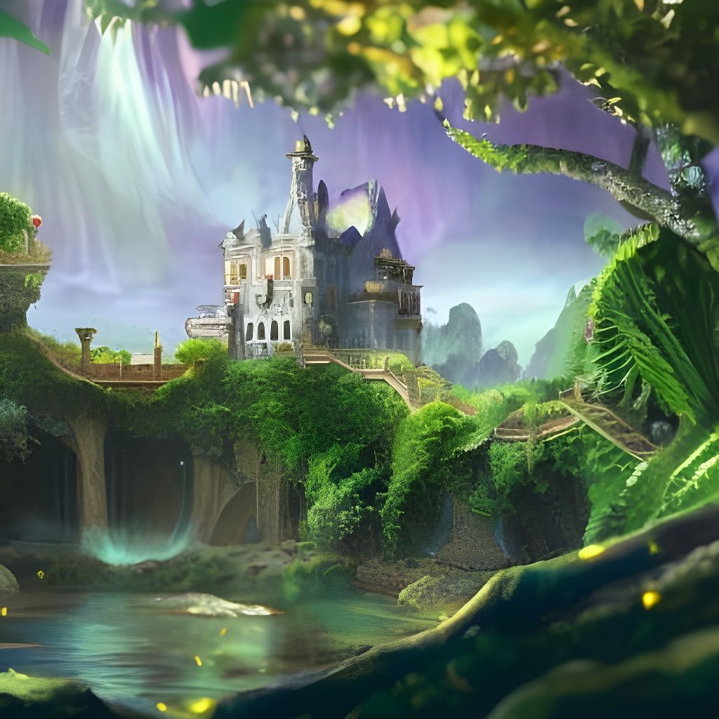 Castle Amongst Greenery