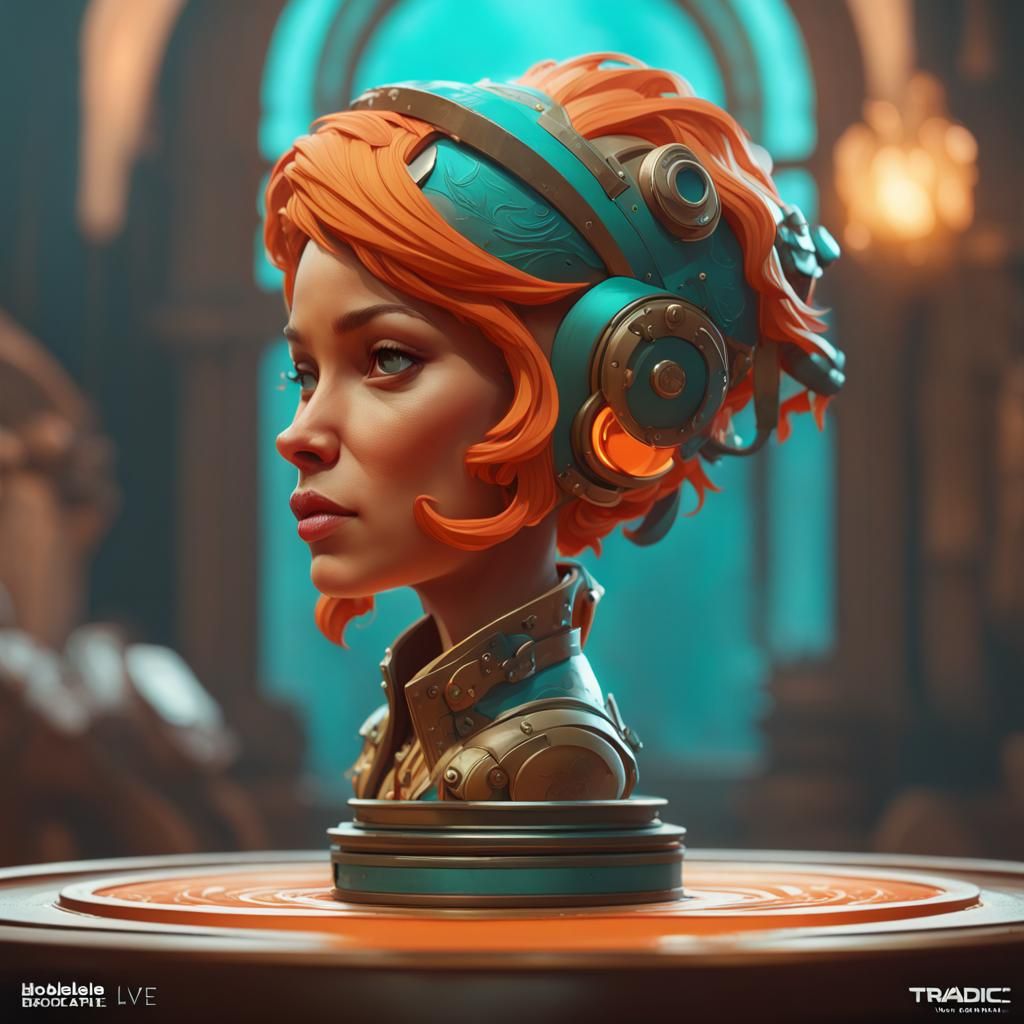 Detailed Bobblehead Concept Art in Unreal Engine 5