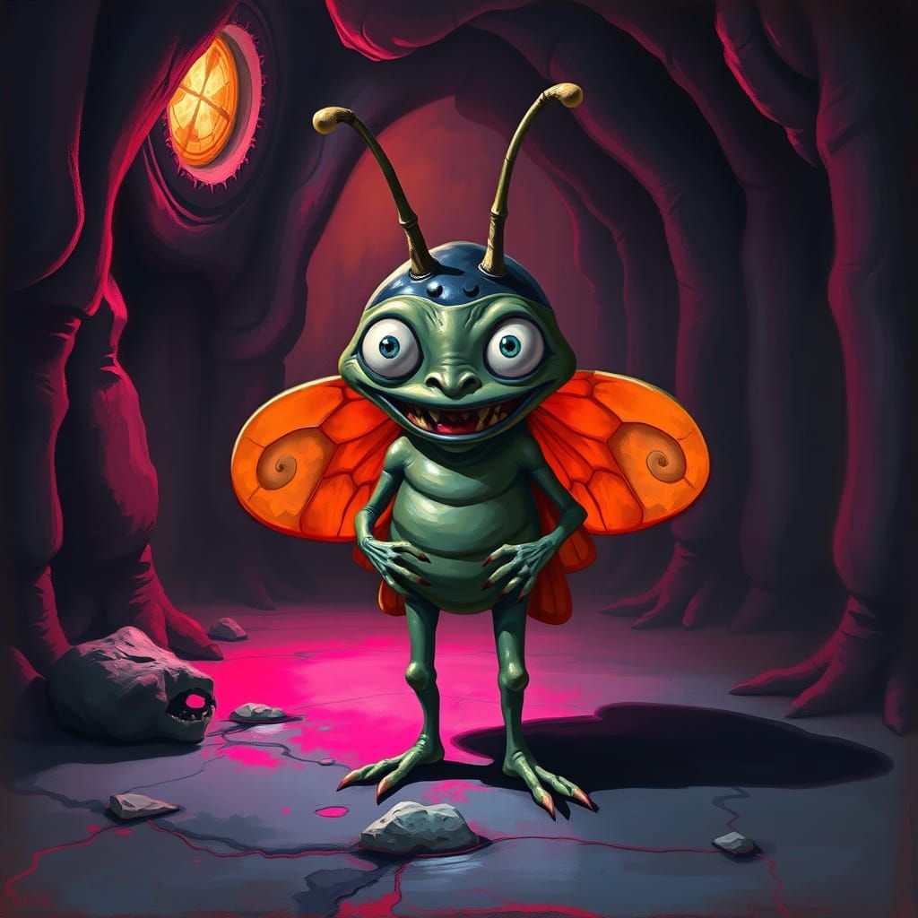 Dark Fantasy Villain Emerges from Shadows