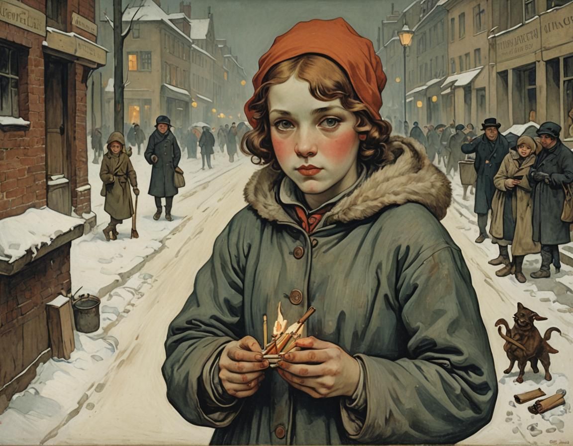 Das kleine Mädchen mit den Schwefelhölzern  (3)