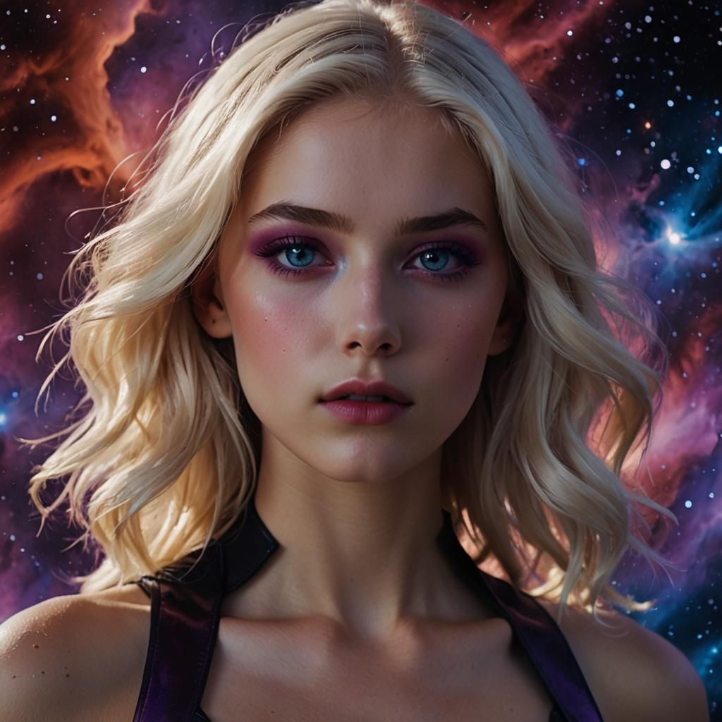 Nebula Model in Dramatic Cinematic Lighting