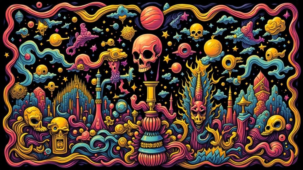 Impasto Portrait of Aphex Twin