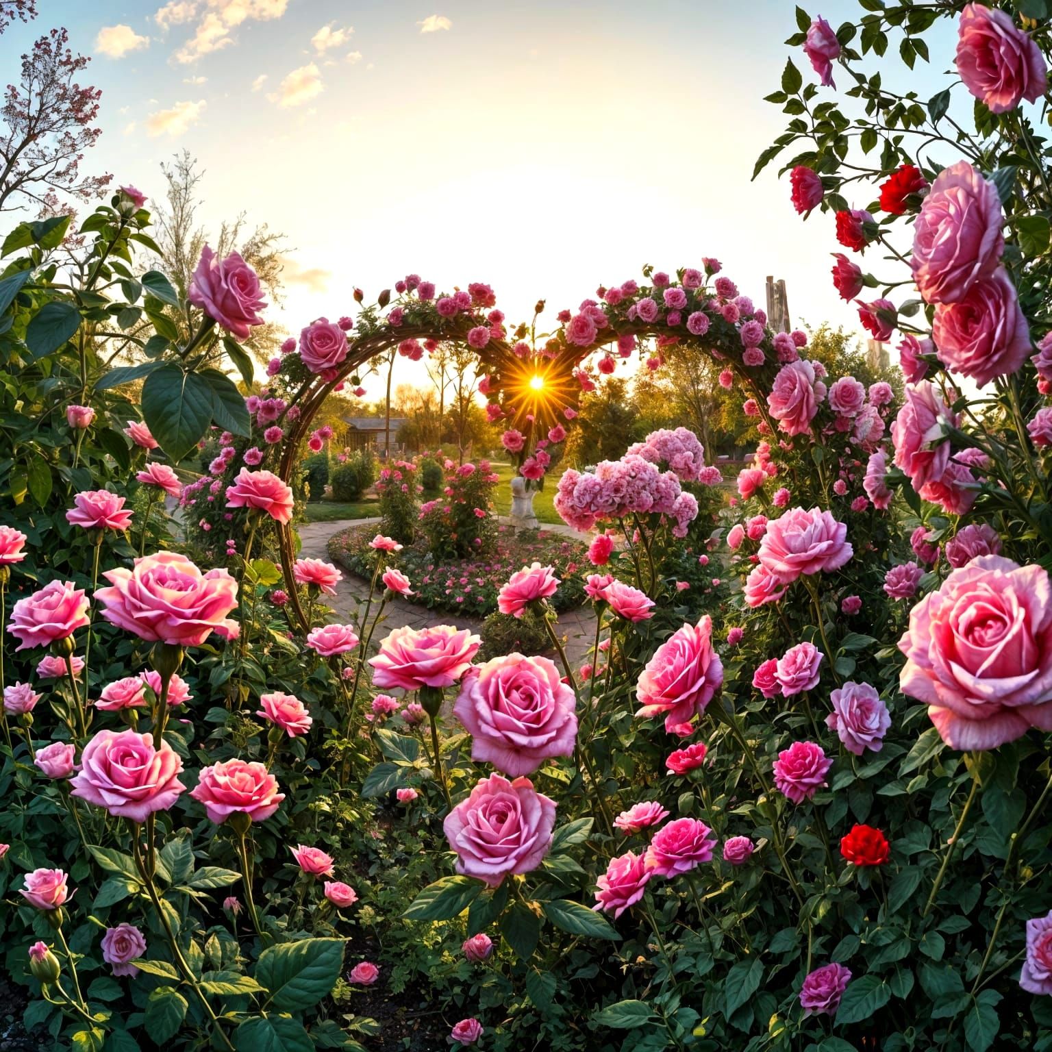 Romantic Rose Garden