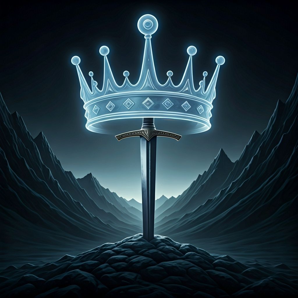 Ethereal Crown Above Excalibur in Stone Mountain