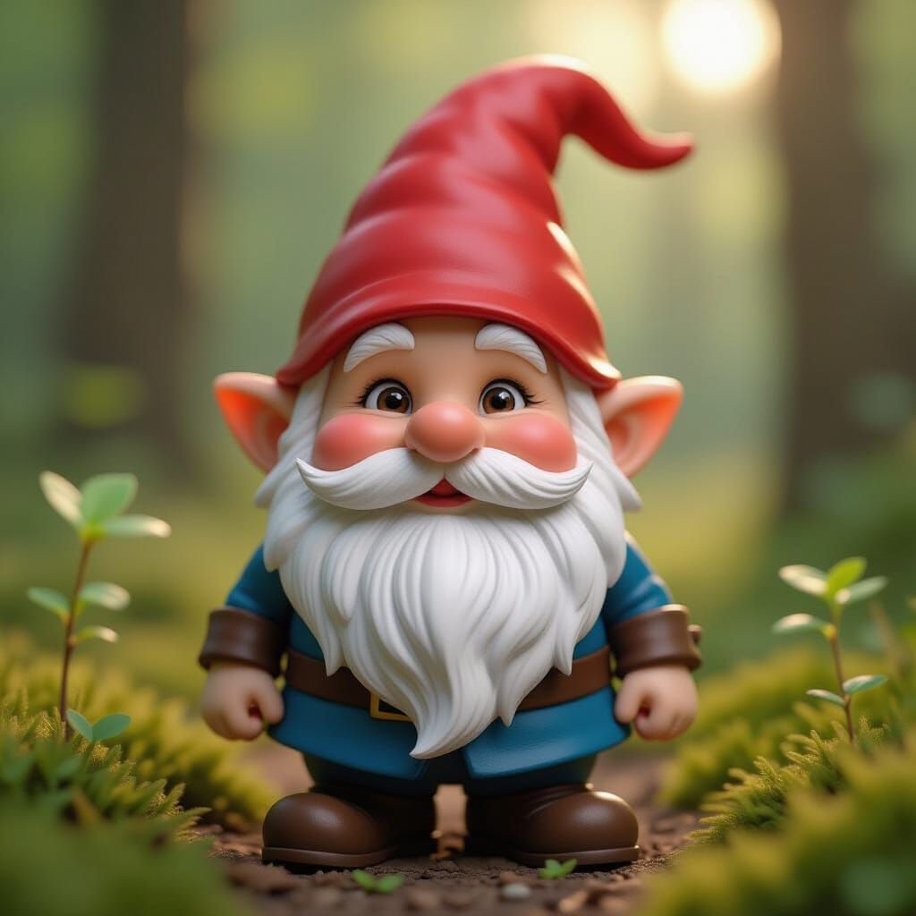 Ultra-Realistic and Detailed Gnome Illustration