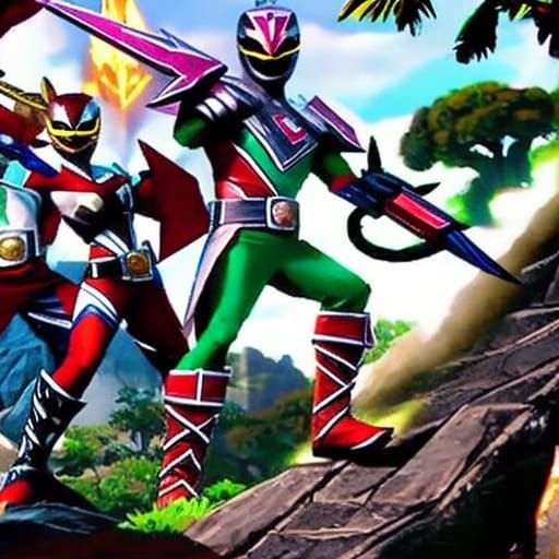 Power Rangers Jungle Fury Trio in Destiny Universe