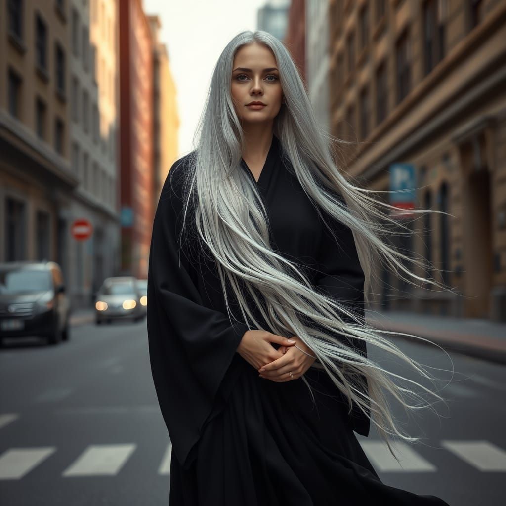 Woman in Black Robe: Peace and Hope in 3D