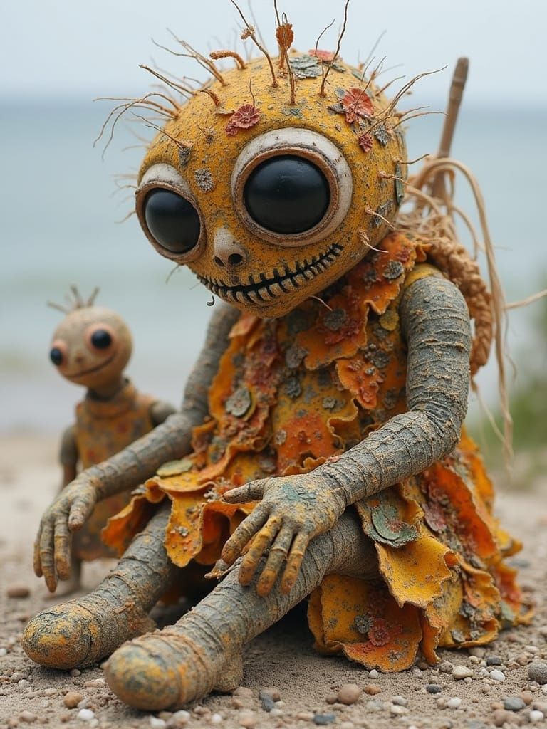 Garbage Patch Dolls Playing in Solar Blizzard Solar Dust