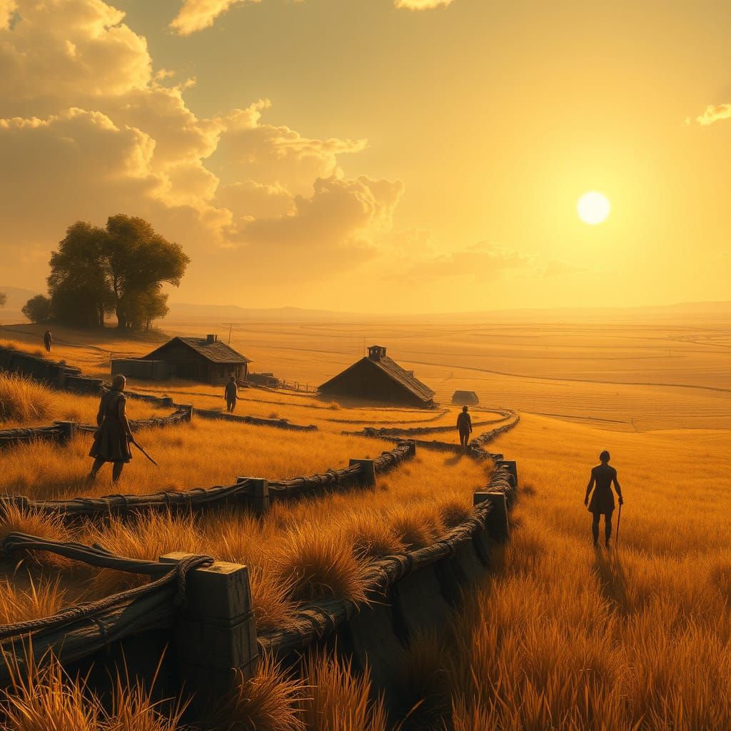 Golden Fields of Suurja: A Harmony of Nature and Resilience