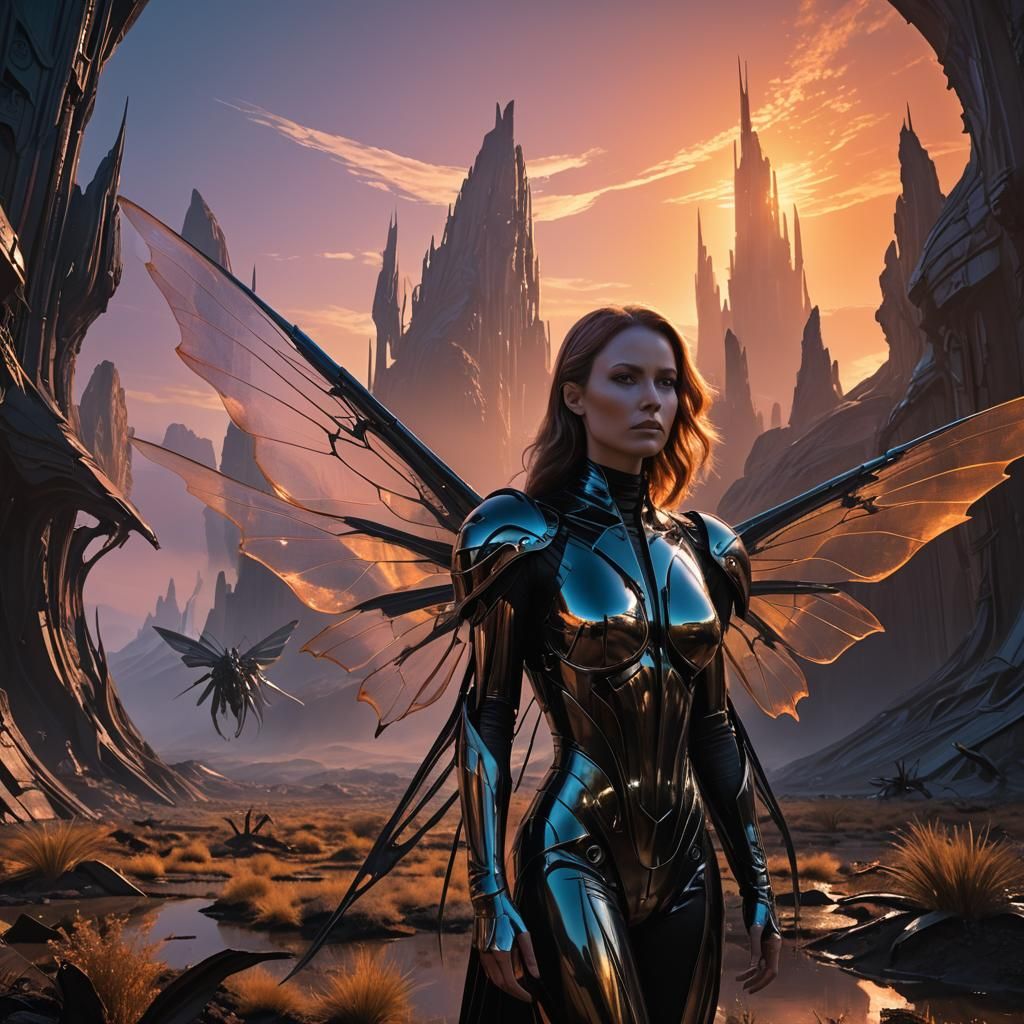 Devil Girl From Mars: Fantasy Sci-Fi Concept Art