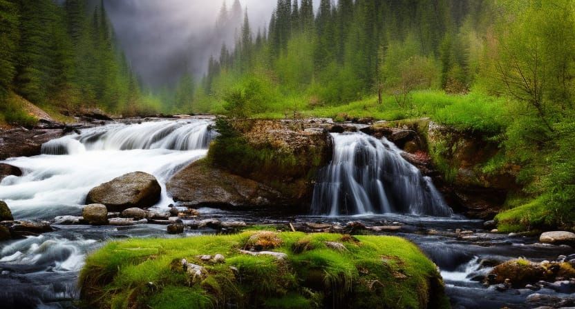 Trout in Natural Habitat: Detailed Nature Photography