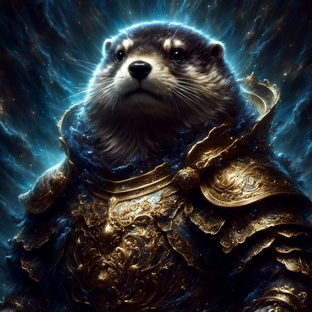 Otter Knight in Shining Armor: Dark King