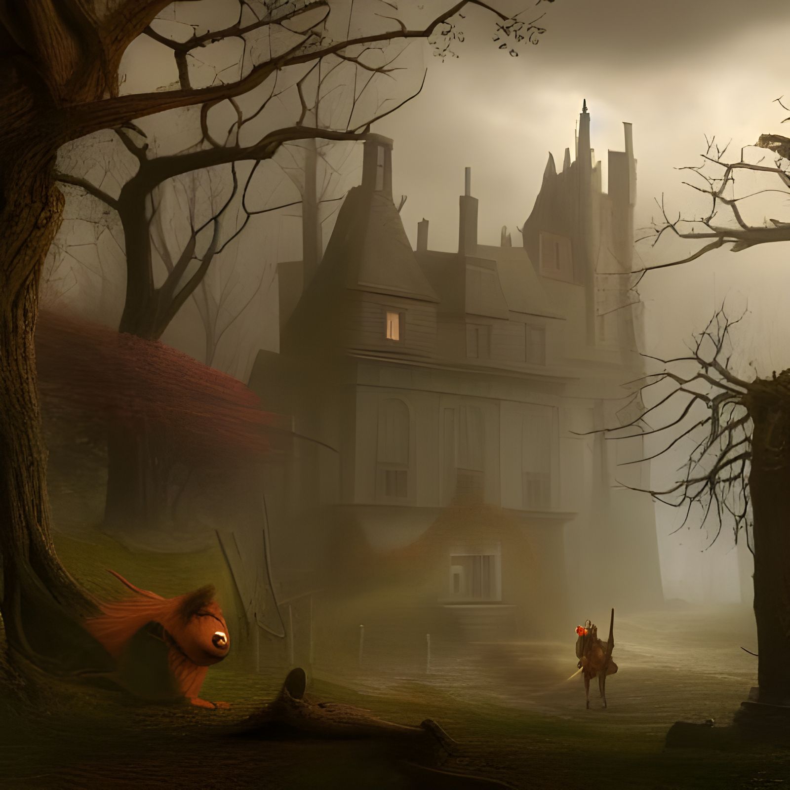 Muppets Recreate Sleepy Hollow in Detailed Matte Painting