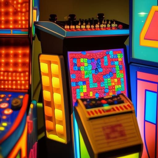 Tetris Arcade Machine in Shanghai 1985